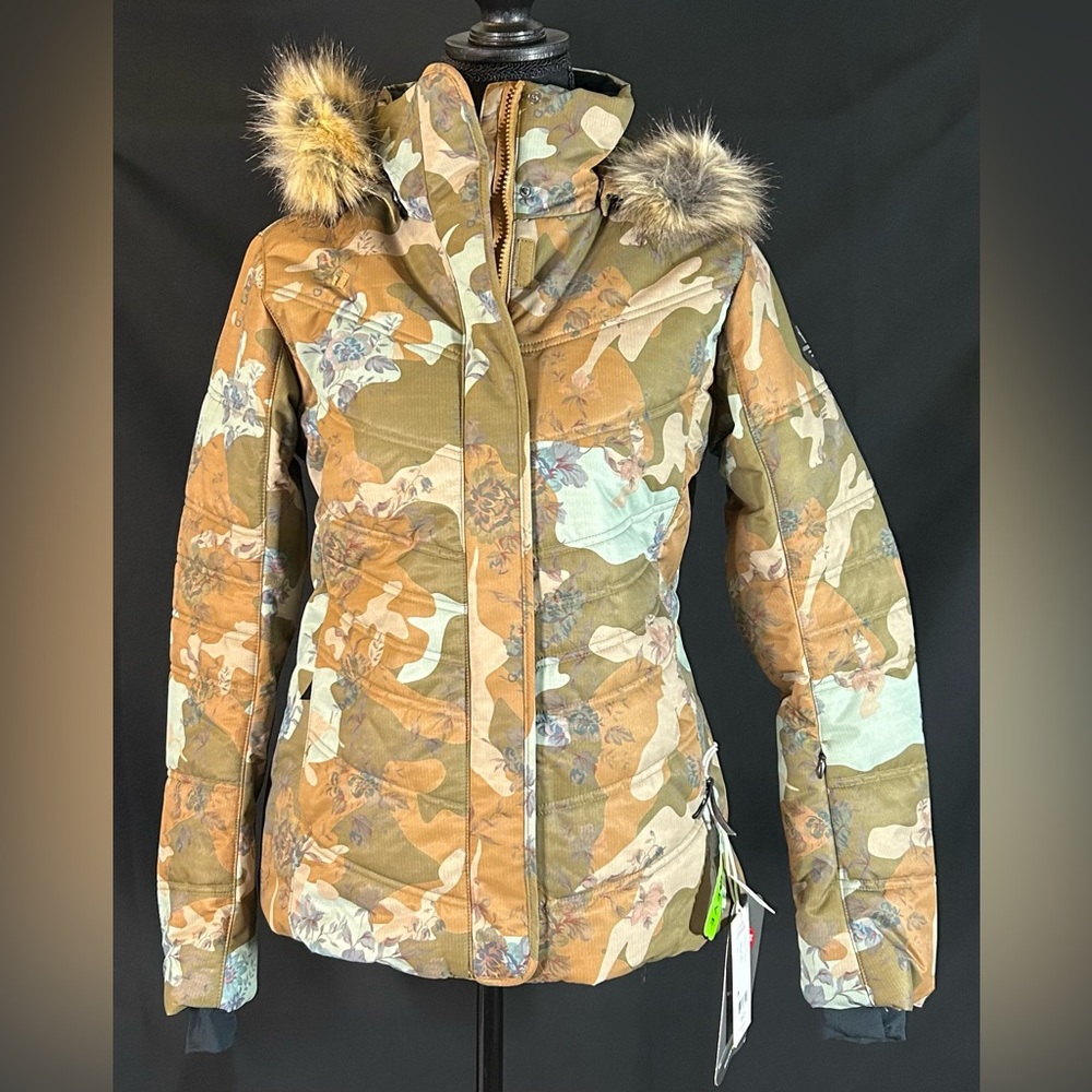 Obermeyer Tuscany II Jacket – Vintage Camo Print, Size 4